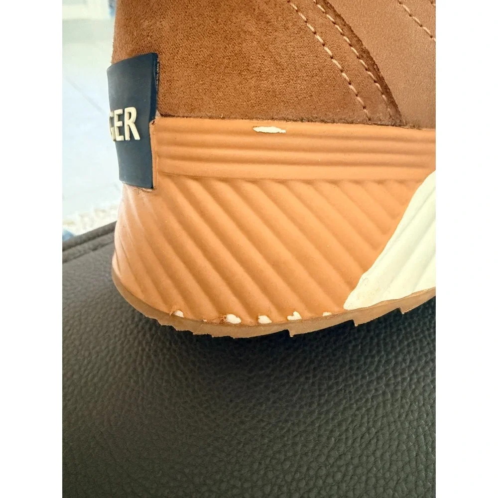 Tommy Hilfiger Jenko Duck Boots Size‎ 8 Tan Navy